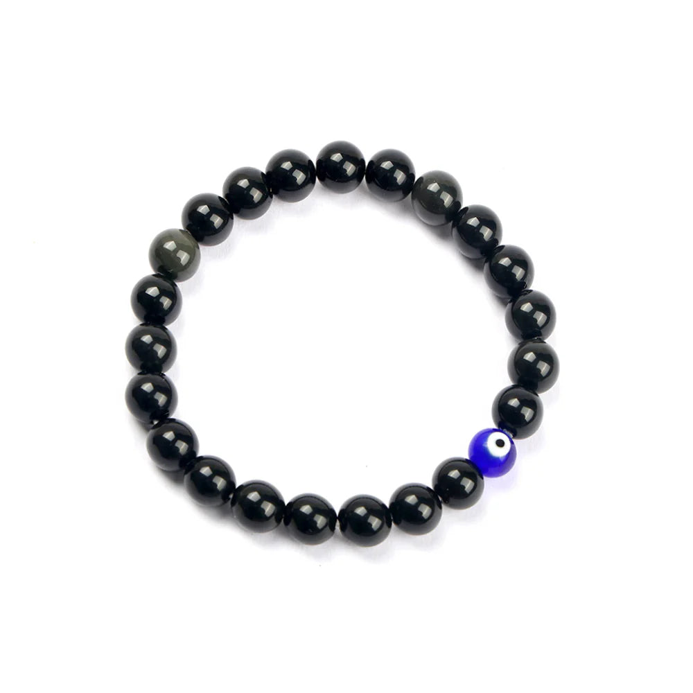 Black Obsidian Evil Eye Protection Bracelet