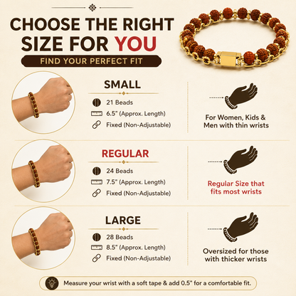 Gold Plated Modern Rudraksha Bracelet