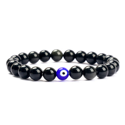 Black Obsidian Evil Eye Protection Bracelet
