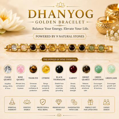 Metal Dhan Yog Bracelet - Golden