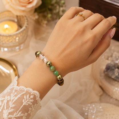 Dhanyog Wealth Attraction Natural Stone Bracelet