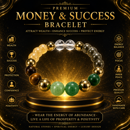 Dhanyog Wealth Attraction Natural Stone Bracelet