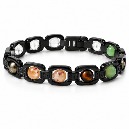 Metal Dhan Yog Bracelet - Black