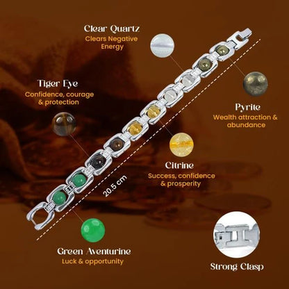 Metal Dhan Yog Bracelet - Silver